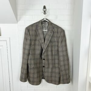 Hawes & Curtis Jermyn Street London 1913 Carlo Barbera Wool Plaid Suit Jacket